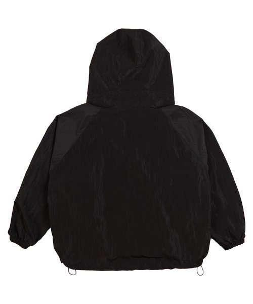 SEARCH410（サーチ410）の「[UNISEX] NUMBER ANORAK HOODIE_BLACK（ナイロンジャケット・レディース・その他・FREE）」の2枚目の写真