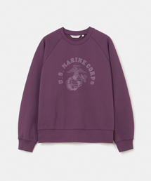 UNIFORM BRIDGE（ユニフォームブリッジ）の「U.S. marine corps sweatshirt purple（スウェット）」