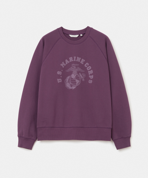 UNIFORM BRIDGE(ユニフォームブリッジ)の「U.S. marine corps sweatshirt purple(スウェット・メンズ・その他・LARGE/X-LARGE/XX-LARGE/MEDIUM)」の1枚目の写真