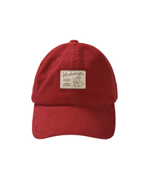 MELLOTORY（メロートリー）の「ラビットラベルコーデュロイボールキャップ (2色)（キャップ）」