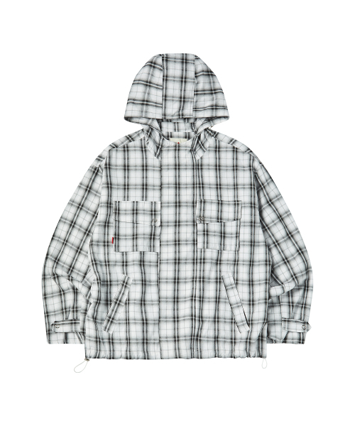 COMONINOZ（コモニノズ）の「OMBRE HOOD BLOUSON [WHITE]（その他アウター・メンズ・ホワイト・SMALL/MEDIUM/LARGE）」の2枚目の写真