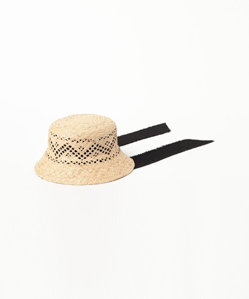 こども ビームス(コドモビームス)の「【別注】La Maison de Lyllis / クロシェ スカーフ ハット 2026SS(ハット・キッズ・ベージュ・ONE SIZE)」の4枚目の写真