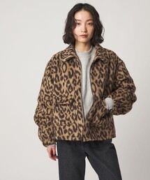 ＜CITEN＞レオパードブルゾン