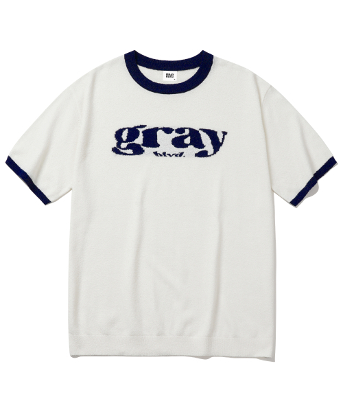 GRAYBLVD(グレイブラバット)の「アラースリンガーニット半袖 GKBST33 (ネイビー)(ニット/セーター・レディース・ネイビー・MEDIUM/LARGE)」の11枚目の写真