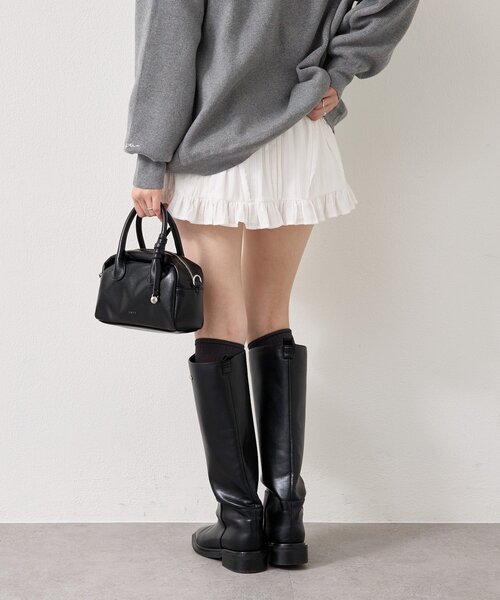 mystic（ミスティック）の「コットンフリルミニスカート（スカート・レディース・ブラック/オフホワイト・FREE）」の22枚目の写真