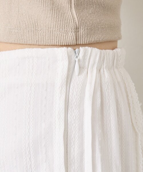 mystic（ミスティック）の「コットンフリルミニスカート（スカート・レディース・ブラック/オフホワイト・FREE）」の10枚目の写真