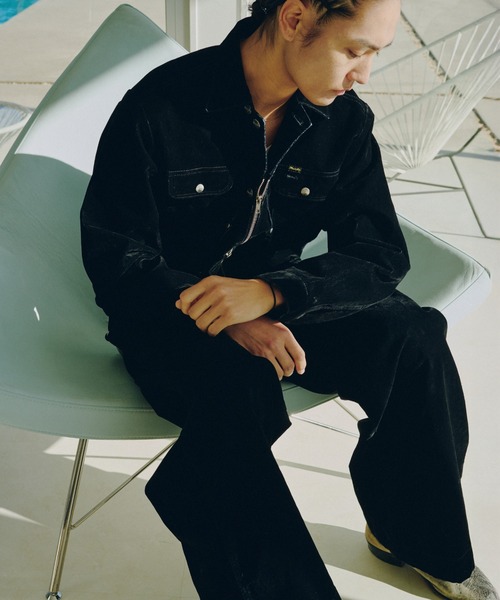 Wrangler × CamphorWood 】custom 2way flocky trucker jacket【124MJ