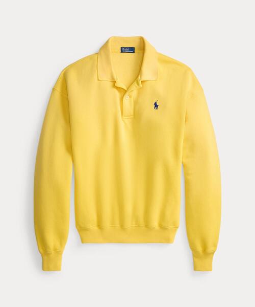 POLO RALPH LAUREN（ポロ ラルフ ローレン）の「ポロカラー フリース プルオーバー（その他トップス・レディース・イエロー・S/M/XS/L）」の2枚目の写真