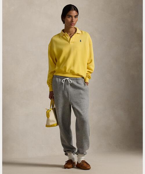 POLO RALPH LAUREN（ポロ ラルフ ローレン）の「ポロカラー フリース プルオーバー（その他トップス・レディース・イエロー・S/M/XS/L）」の3枚目の写真