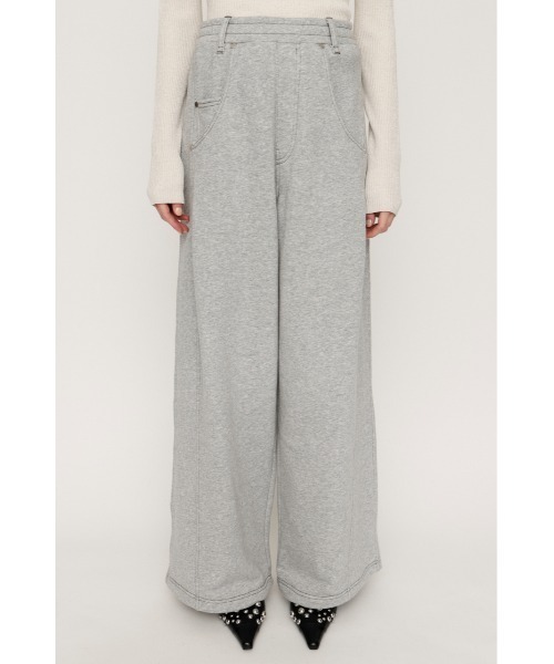 SLY(スライ)の「【完売カラーの再販予約スタート!】DENIM DETAIL SW PT デニムディティール スウェットパンツ 春服【2026SS新作】(スウェットパンツ・レディース・ブラック/杢グレー・FREE)」の9枚目の写真
