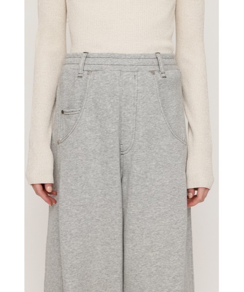 SLY(スライ)の「【完売カラーの再販予約スタート!】DENIM DETAIL SW PT デニムディティール スウェットパンツ 春服【2026SS新作】(スウェットパンツ・レディース・ブラック/杢グレー・FREE)」の12枚目の写真
