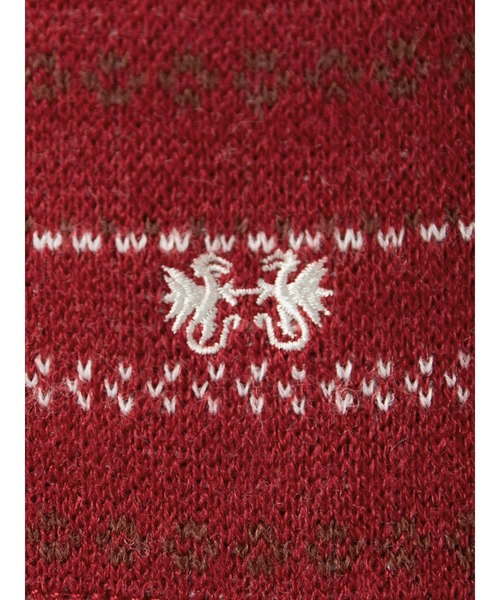 McGREGOR（マックレガー）の「フェアアイルＪＱプルオーバー（Tシャツ/カットソー・レディース・サンドグレー/レッド/ネイビー・L/M）」の12枚目の写真