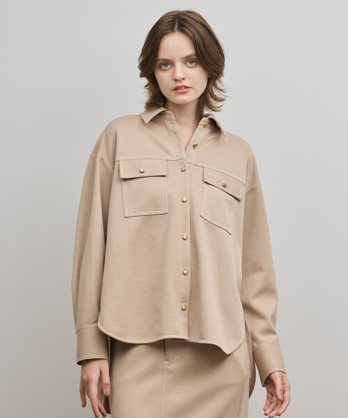 新品タグ付き★タイトブース JUN BIG SHIRT JKT 総柄ビッグシャツ ジャージビッグシャツ（シャツ/ブラウス）｜Diagram（ダイアグラム）の
