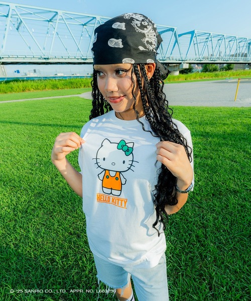Hello Kitty HOMEGAME — футболка с принтом, белая (полу‑рукав) HG2501104