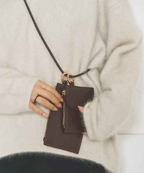 plage（プラージュ）の「&MyuQ / アンドミューク 別注 ROPE 2SET MINI ポーチ（その他小物・レディース・ブラウン系その他/ブラック・FREE）」の4枚目の写真