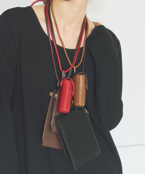 plage（プラージュ）の「&MyuQ / アンドミューク 別注 ROPE 2SET MINI ポーチ（その他小物・レディース・ブラウン系その他/ブラック・FREE）」の6枚目の写真