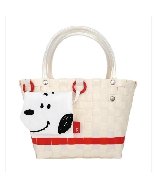 ROOTOTE(ルートート)の「IP.BR.Basket.Peanuts-0I(トートバッグ・レディース・レッド系/ホワイト系/イエロー系/ブラック系・FREE)」の2枚目の写真