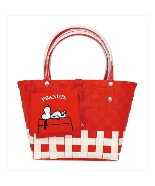 ROOTOTE(ルートート)の「IP.BR.Basket.Peanuts-0I(トートバッグ・レディース・レッド系/ホワイト系/イエロー系/ブラック系・FREE)」の4枚目の写真