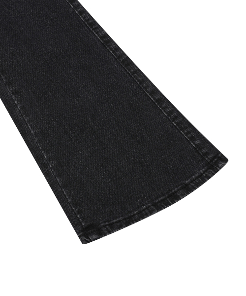 MUCENT（ムセント）の「ルベルブーツカットカーゴデニムパンツ（デニムパンツ・レディース・ブラック・SMALL/MEDIUM）」の5枚目の写真