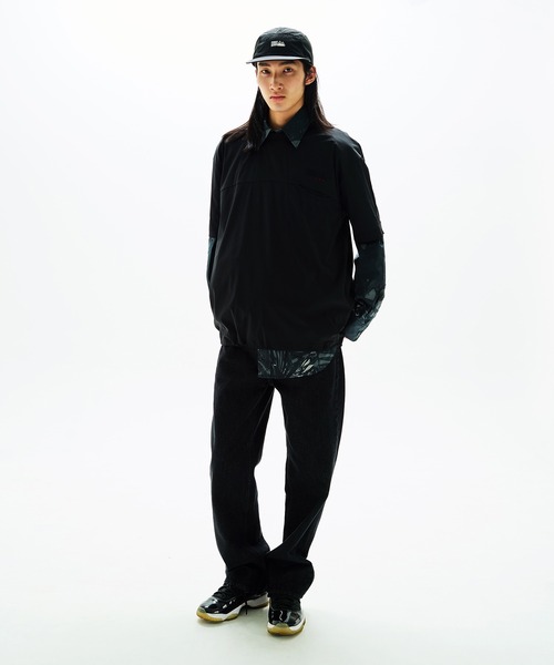 FIRST DOWN（ファーストダウン）の「リーフ柄 ロングスリーブ シャツ（シャツ/ブラウス・メンズ・ブラック系その他/グレー系その他・L/M/XL）」の5枚目の写真