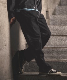 mp14447-AGING BLACK DENIM 5POCKET PANTS ブラックデニムパンツ(26SSPT004)