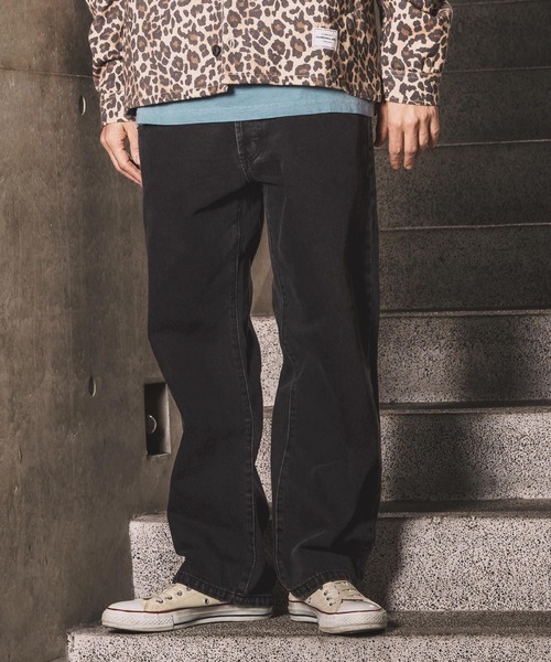WONDER WALL MOTEL（ワンダーウォールモーテル）の「mp14447-AGING BLACK DENIM 5POCKET PANTS ブラックデニムパンツ(26SSPT004)（デニムパンツ・メンズ・ブラック・XL/L/M/S）」の5枚目の写真