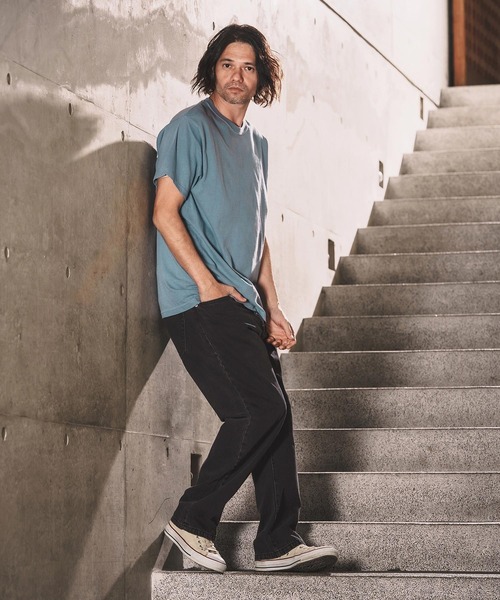 WONDER WALL MOTEL（ワンダーウォールモーテル）の「mp14447-AGING BLACK DENIM 5POCKET PANTS ブラックデニムパンツ(26SSPT004)（デニムパンツ・メンズ・ブラック・XL/L/M/S）」の8枚目の写真