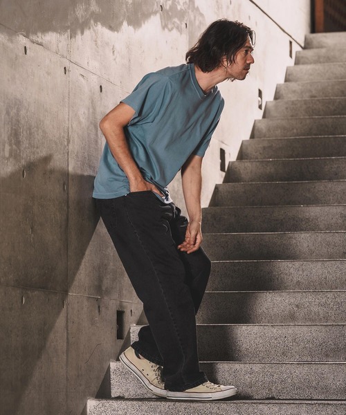 WONDER WALL MOTEL（ワンダーウォールモーテル）の「mp14447-AGING BLACK DENIM 5POCKET PANTS ブラックデニムパンツ(26SSPT004)（デニムパンツ・メンズ・ブラック・XL/L/M/S）」の9枚目の写真