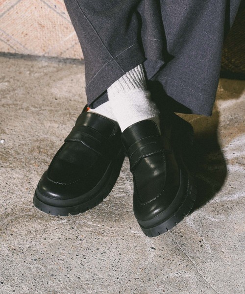 niko and...（ニコアンド）の「ボリュームソールローファー（ローファー・メンズ・ブラック・LARGE/MEDIUM）」の3枚目の写真