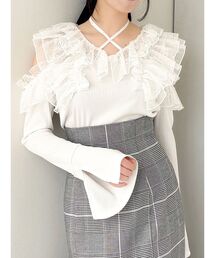 dazzlin | シアーラフルカットトップス(Tシャツ/カットソー)