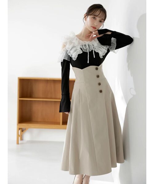 dazzlin（ダズリン）の「シアーラフルカットトップス（Tシャツ/カットソー・レディース・オフホワイト/ブルー/ブラック・FREE）」の19枚目の写真