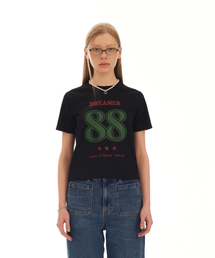 ドリーマークロップTシャツブラック