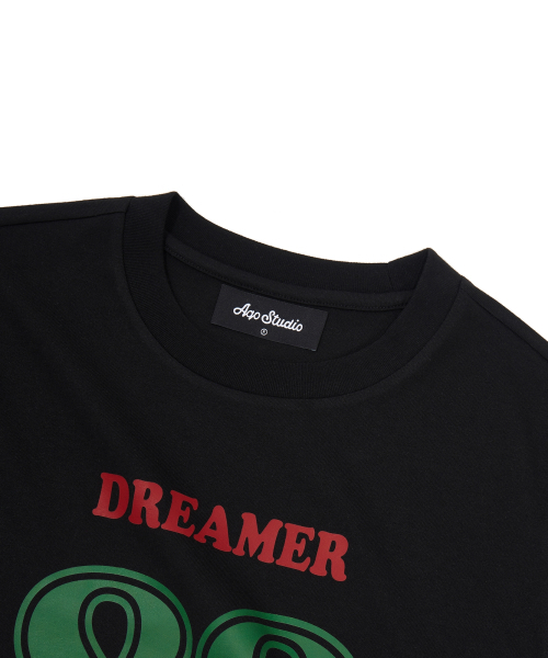 AQO STUDIO SPACE(アコスタジオスペース)の「ドリーマークロップTシャツブラック(Tシャツ/カットソー・レディース・ブラック・FREE)」の5枚目の写真