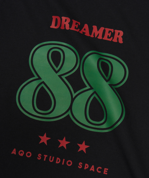 AQO STUDIO SPACE(アコスタジオスペース)の「ドリーマークロップTシャツブラック(Tシャツ/カットソー・レディース・ブラック・FREE)」の6枚目の写真