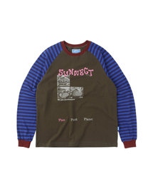 W.A.M. Raglan LS Tee - Stripe