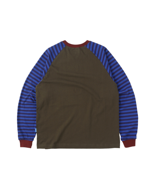 SUNNECT(ソネクト)の「W.A.M. Raglan LS Tee - Stripe(Tシャツ/カットソー・レディース・その他・1/2)」の2枚目の写真