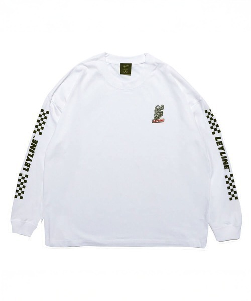 Leyline(レイライン)の「【Leyline】Skull checker l/s tee(Tシャツ/カットソー・メンズ・ブラック/ホワイト・M/L/XL)」の5枚目の写真