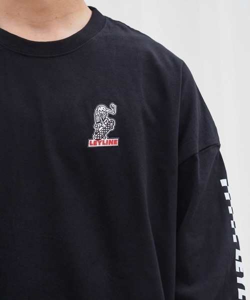 Leyline(レイライン)の「【Leyline】Skull checker l/s tee(Tシャツ/カットソー・メンズ・ブラック/ホワイト・M/L/XL)」の9枚目の写真