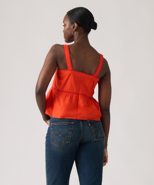 Levi's(リーバイス)の「Levi's/リーバイス ミミブラウス(Tシャツ/カットソー・レディース・レッド・XS/S/M)」の3枚目の写真