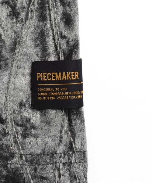 PIECEMAKER（ピースメーカー）の「VELVET WAVE STITCH BOOTS PANTS (CHARCOAL)（スウェットパンツ・レディース・その他・FREE）」の4枚目の写真