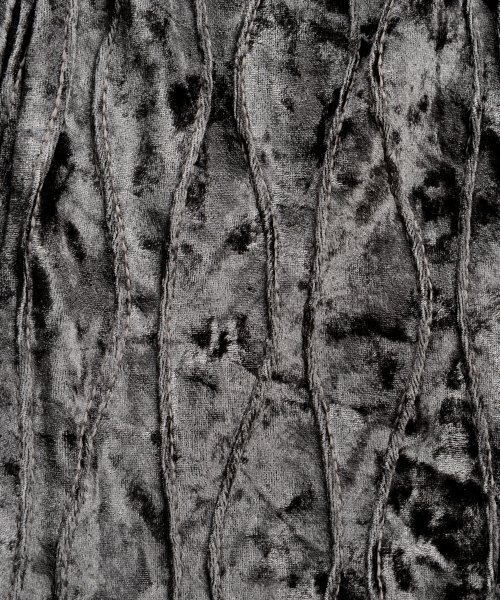 PIECEMAKER（ピースメーカー）の「VELVET WAVE STITCH BOOTS PANTS (CHARCOAL)（スウェットパンツ・レディース・その他・FREE）」の5枚目の写真