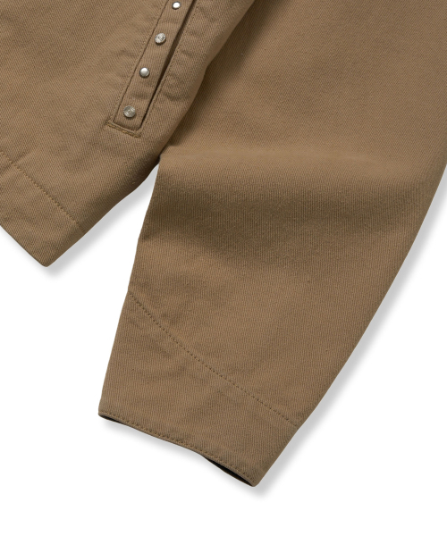 BROWNBREATH(ブラウンブレス)の「TAG STUD WORK JACKET - BEIGE(デニムジャケット・レディース・その他・S/M/L/XL)」の6枚目の写真
