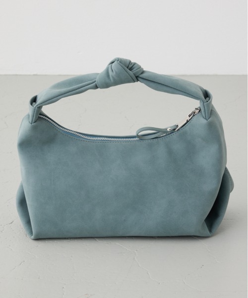 AZUL by moussy(アズールバイマウジー)の「ハンドルノットミニバッグ(ショルダーバッグ・レディース・ブルー/アイボリー/キャメル・FREE)」の2枚目の写真