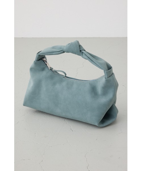 AZUL by moussy(アズールバイマウジー)の「ハンドルノットミニバッグ(ショルダーバッグ・レディース・ブルー/アイボリー/キャメル・FREE)」の4枚目の写真