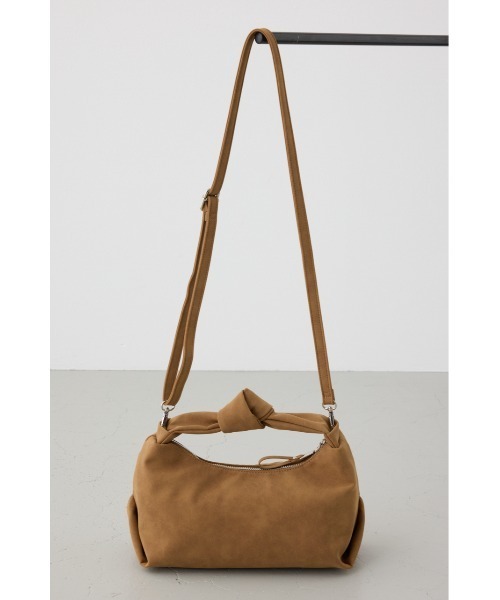 AZUL by moussy(アズールバイマウジー)の「ハンドルノットミニバッグ(ショルダーバッグ・レディース・ブルー/アイボリー/キャメル・FREE)」の12枚目の写真
