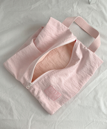 NUANAME（ヌアネーム）の「ポーチバッグ ピンク食パン（ポーチ）」