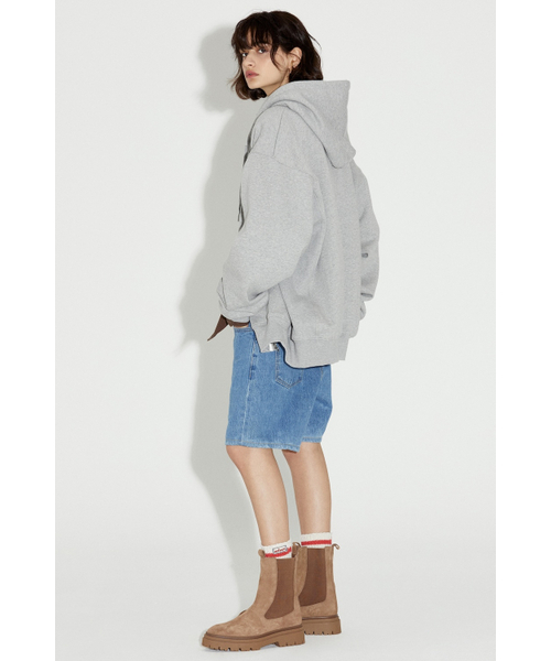 NOHANT（ノアン）の「LONELY/LOVELY FLUFF HOODIE ZIP-UP GRAY（パーカー・レディース・グレー・S/M/L）」の12枚目の写真