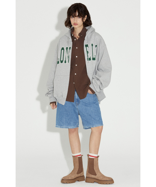 NOHANT（ノアン）の「LONELY/LOVELY FLUFF HOODIE ZIP-UP GRAY（パーカー・レディース・グレー・S/M/L）」の13枚目の写真