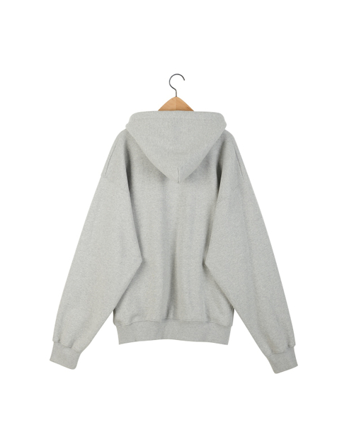 セール】LONELY/LOVELY FLUFF HOODIE ZIP-UP GRAY（パーカー）｜NOHANT