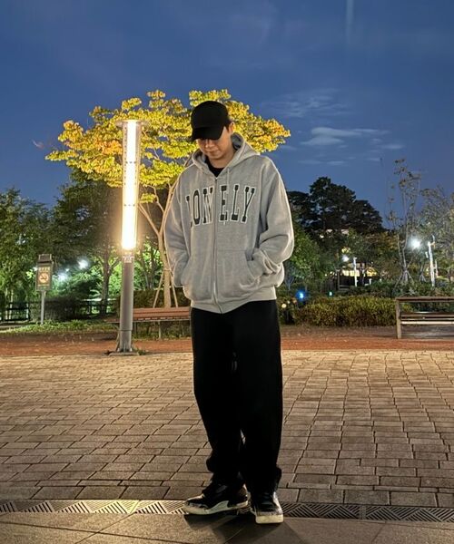 NOHANT（ノアン）の「LONELY/LOVELY FLUFF HOODIE ZIP-UP GRAY（パーカー・レディース・グレー・S/M/L）」の6枚目の写真